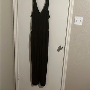 Sleeveless Black Jumpsuit Romper Tank Top Skinnygirl One Piece size large